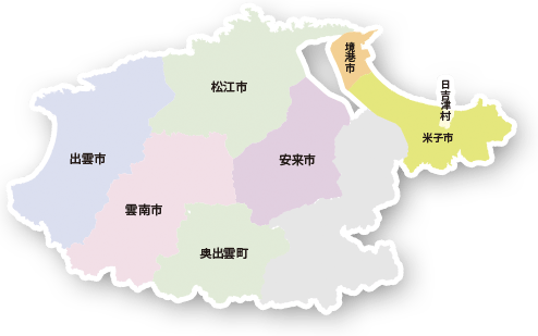 お伺いエリアのマップ